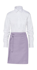 BRUSSELS Short Bistro Apron, Lavender
