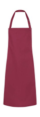 Bib Apron Press Stud Santorini, Dark Red