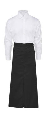 BERLIN Long Bistro Apron with Vent and Pocket, white - SG Accessories - BISTRO (2)