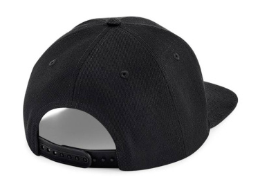 Original Flat Peak 6 Panel Snapback, black/black - Beechfield (4)