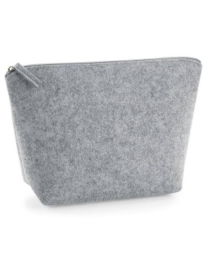 Felt Accessory Bag, Soft White - Bagbase (3)
