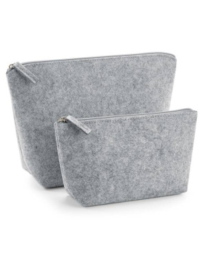 Felt Accessory Bag, grey melange - Bagbase (4)