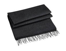 Classic Woven Scarf, charcoal