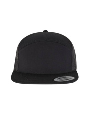 7 Panel Classic Trucker Cap, black/black