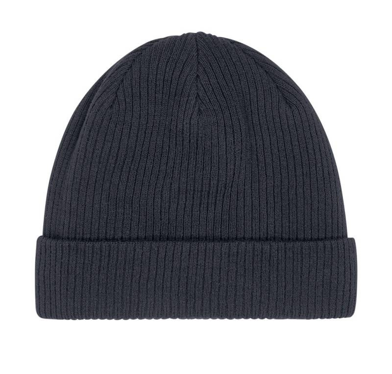 Organic Cotton Beanie, Graphite Grey – Beechfield (1)