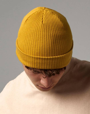 Organic Cotton Beanie, Mustard – Beechfield (3)