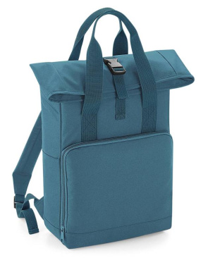 Recycled Twin Handle Roll-Top Backpack, Graphite Grey – Bagbase (4)
