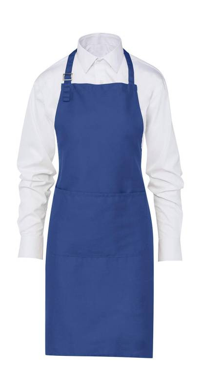 LISBON 100% Cotton Bib Apron, royal blue – SG Accessories - BISTRO (1)