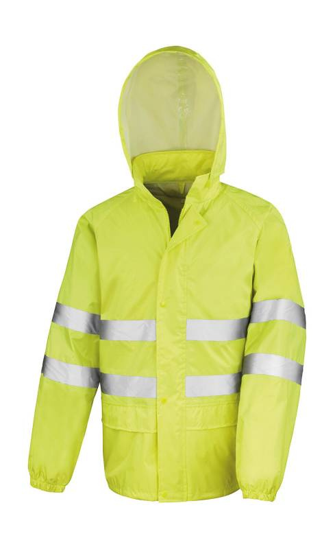 Hi-Vis Waterproof Suit, Fluorescent Yellow – Result Safe-Guard (1)