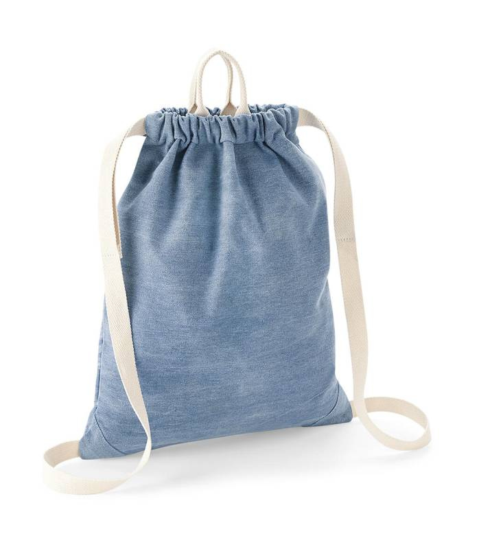 Denim Gymsac, Light Denim – Bagbase (1)