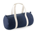 Denim Barrel Bag, Denim Blue