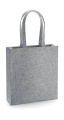 Felt Tote Bag, grey melange