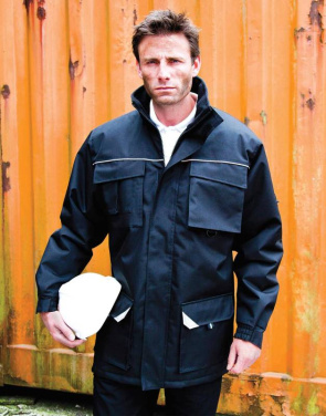 Work-Guard Sabre Long Coat, black – Result Work-Guard (3)
