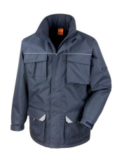Work-Guard Sabre Long Coat, navy