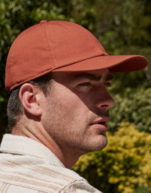 Organic Cotton 6 Panel Cap, Desert Sand – Beechfield (3)