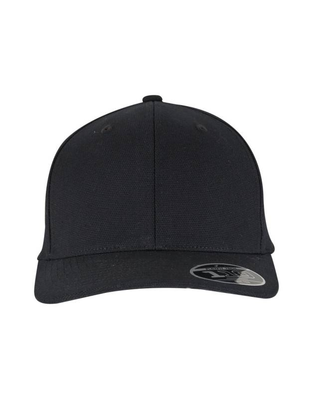 Flexfit 110 Curved Snapback, black – Flexfit (1)