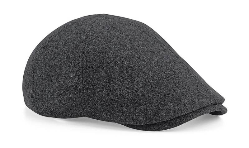Melton Wool Ivy Cap, Charcoal Marl – Beechfield (1)