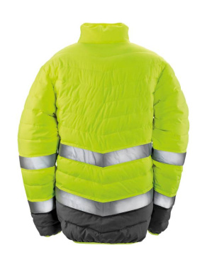Soft Padded Safety Jacket, fluorescent orange/grey – Result Safe-Guard (3)