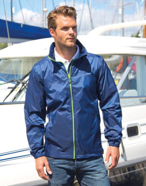 HDI Quest Lightweight Stowable Jacket, black/orange – Result Urban (3)