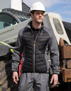 Elevator Jacket, Black/Grey Marl – Result Work-Guard (2)