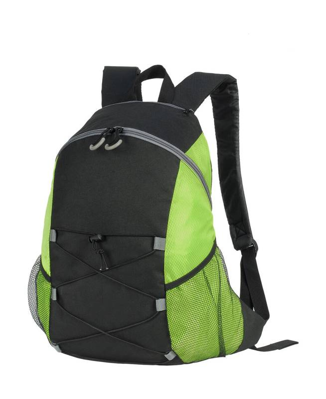 Chester Backpack, black/lime green – Shugon (1)
