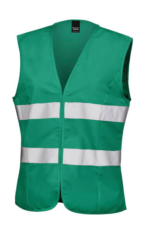 Recycled Women's Hi-Viz Fitted Tabard, Paramedic Green – Result Safe-Guard (1)