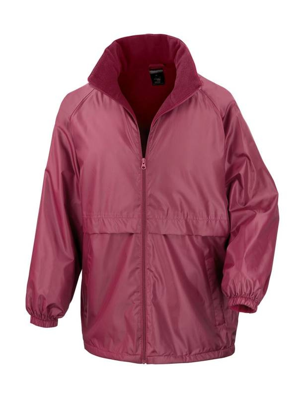 Microfleece Lined Jacket, burgundy – Result Core (1)