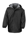 Recycled Fleece Lined Stomdri 4000 Jacket, black/grey