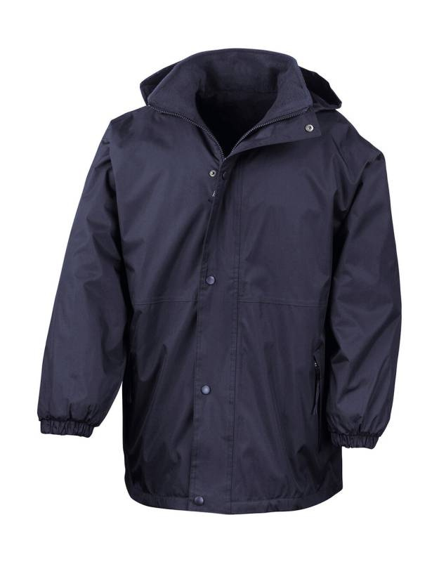 Recycled Fleece Lined Stomdri 4000 Jacket, navy/navy – Result Recycled (1)