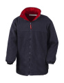 Recycled Fleece Lined Stomdri 4000 Jacket, red/navy