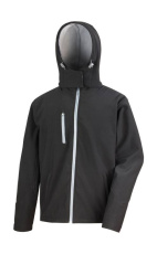 TX Performance Hooded Softshell Jacket, black/grey
