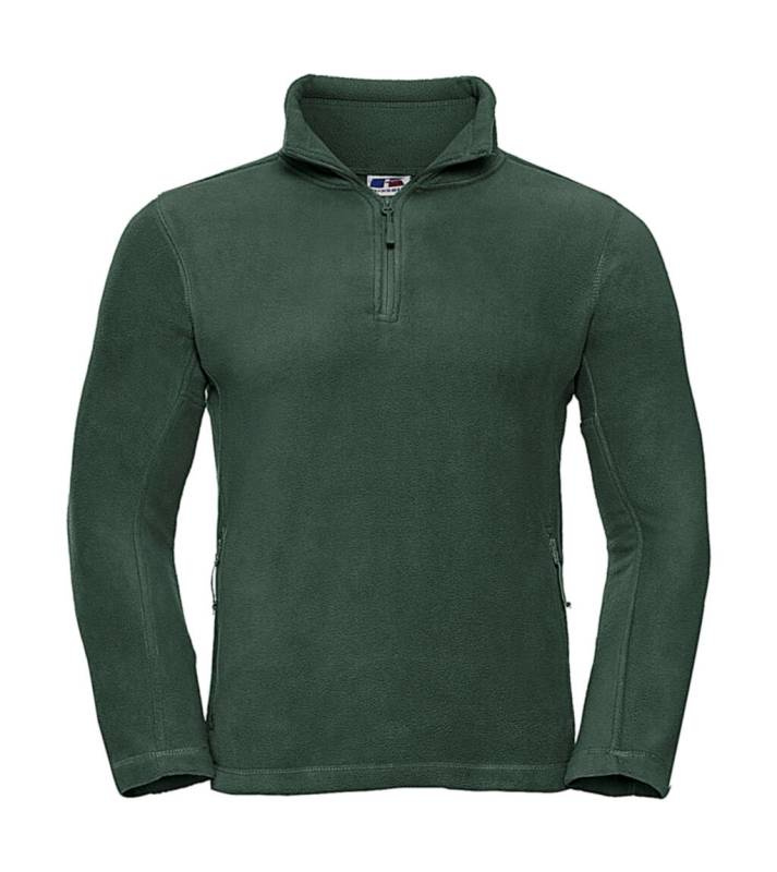 Quarter Zip Outdoor Fleece, bottle green – Russell Athletic (1)