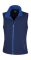 Women's Printable Softshell Bodywarmer, navy/royal blue, Navy/Royal