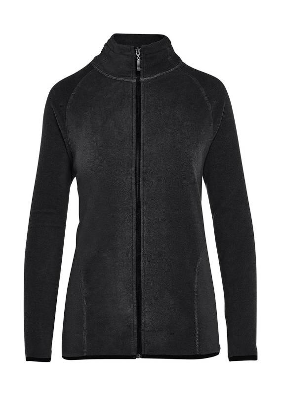 Signature Tagless Microfleece Full Zip Women, Dark Black – SG Signature (1)