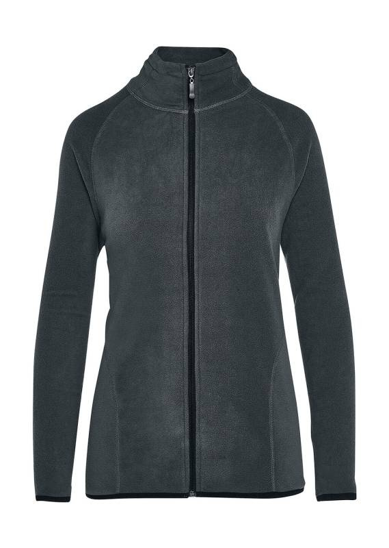 Signature Tagless Microfleece Full Zip Women, charcoal – SG Signature (1)