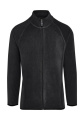 Signature Tagless Microfleece Full Zip Men, Dark Black