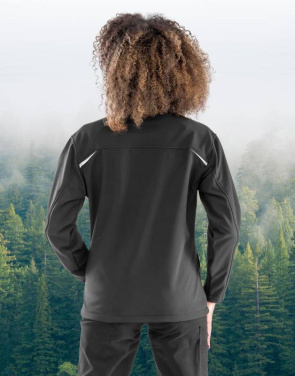 Womens Recycled 3-Layer Printable Softshell Jacket, black – Result Recycled (3)