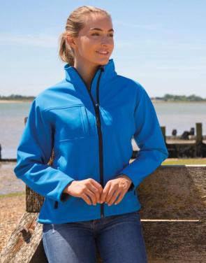 Ladies Classic Softshell Jacket, bottle green – Result Recycled (2)