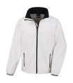 Printable Softshell Jacket, white/black