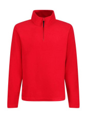 Micro Zip Neck Fleece, Classic Red