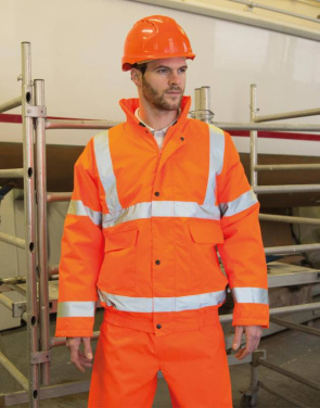 Core Hi-Vis Winter Blouson, Fluorescent Orange – Result Safe-Guard (2)
