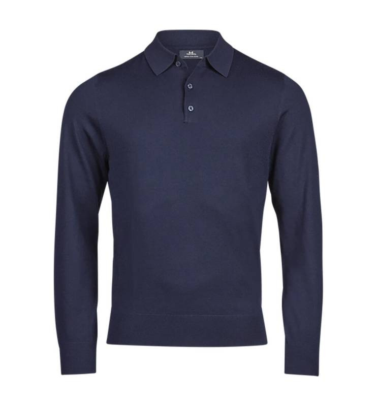 Polo Knit, navy – Tee Jays (1)