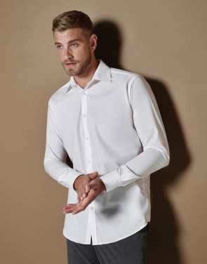 Slim Fit Business Shirt LS, white – Kustom Kit (2)