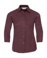 Ladies' 3/4 Sleeve Easy Care Fitted Shirt, Port