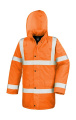 Core Hi-Vis Motorway Coat, Fluorescent Orange
