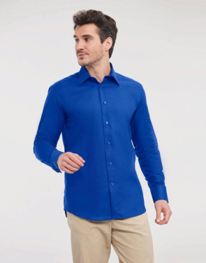 Oxford Shirt LS, black – Russell Collection (2)