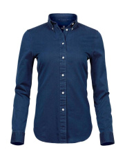 Ladies Casual Twill Shirt, Indigo