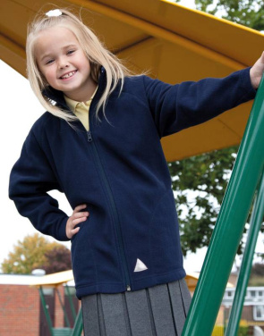 Junior/Youth Microfleece Top, navy – Result Core (2)