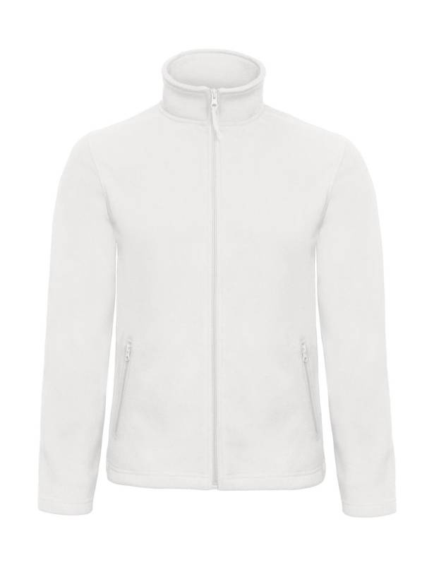 ID.501 Micro Fleece Full Zip, white – B&C Outerwear (1)