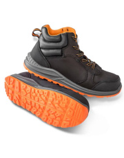 Stirling Safety Boot, black/grey/orange